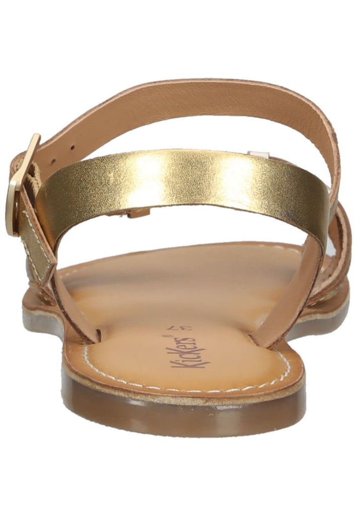 Kickers Sandalen Leder Gold