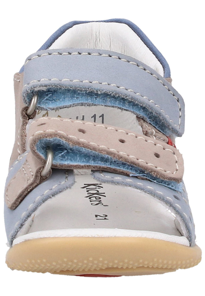 Kickers Sandalen Leder Grau/Blau