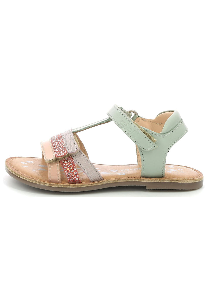 Kickers Sandalen Leder Grün/Kombi