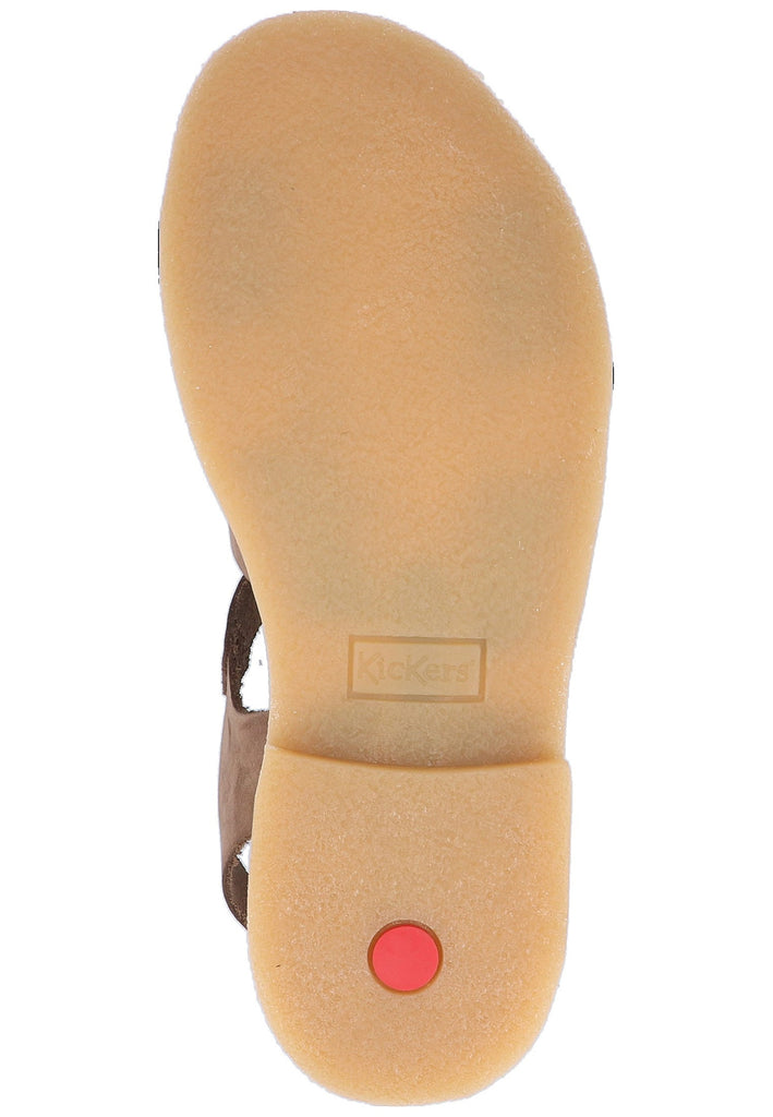 Kickers Sandalen Leder Khaki