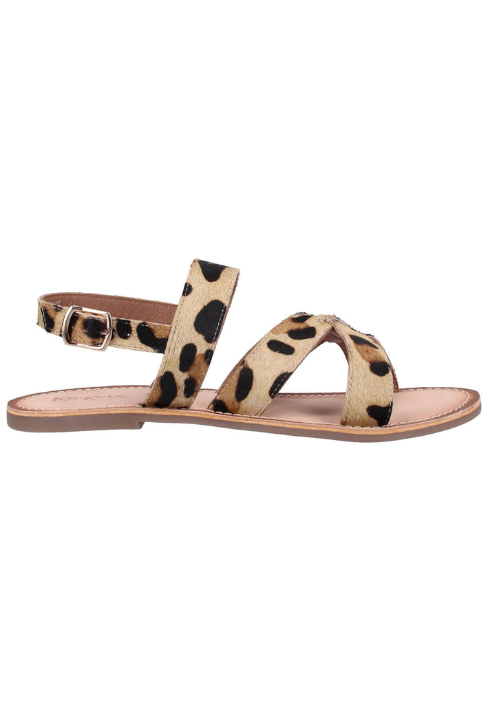 Kickers Sandalen Leder Leopard