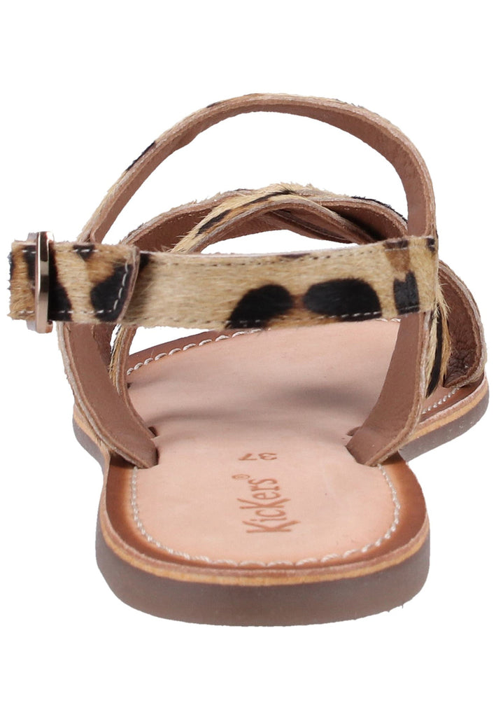 Kickers Sandalen Leder Leopard