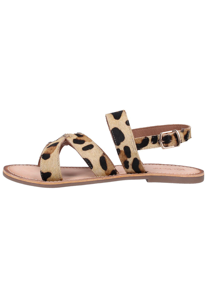 Kickers Sandalen Leder Leopard
