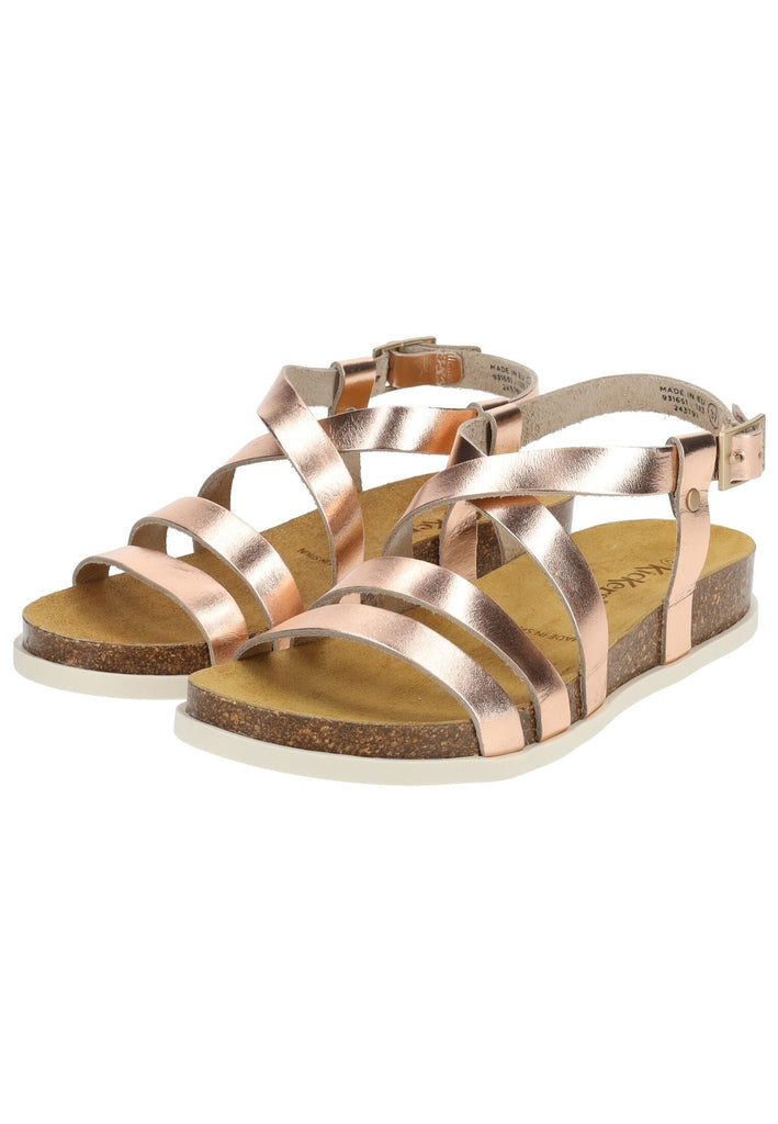 Kickers Sandalen Leder Metallic Rose