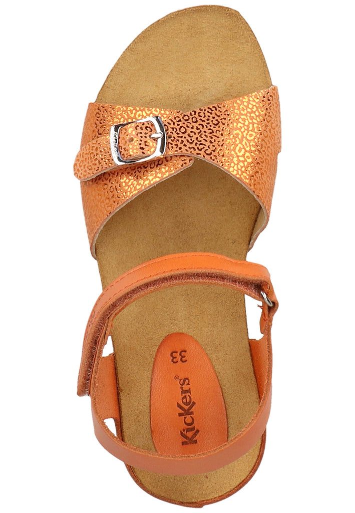 Kickers Sandalen Leder Orange