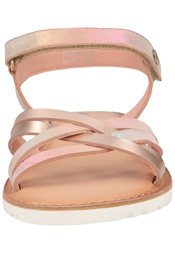 Kickers Sandalen Leder Pink Metallic