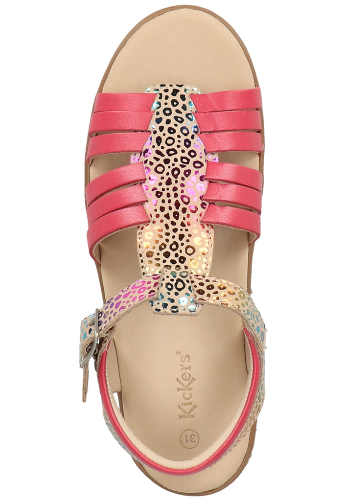 Kickers Sandalen Leder Rosa