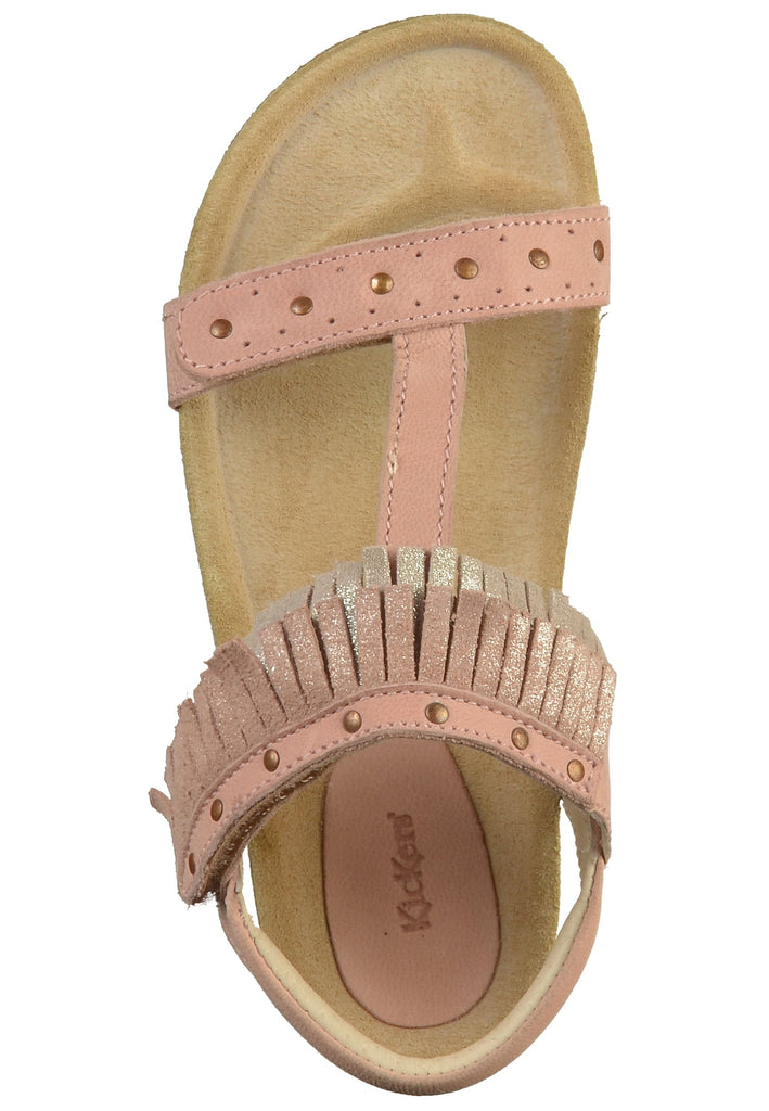 Kickers Sandalen Leder Rose