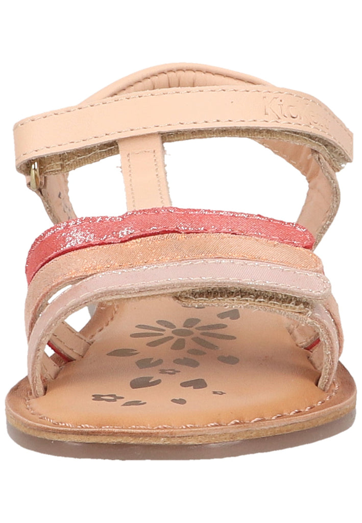 Kickers Sandalen Leder Rose Metallic