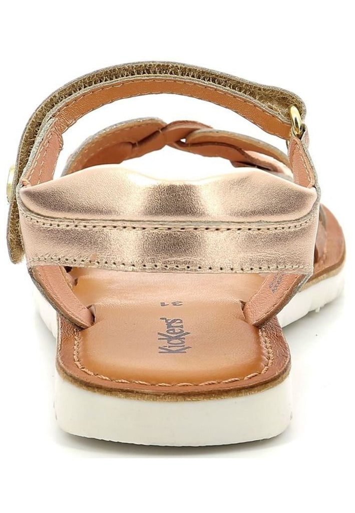 Kickers Sandalen Leder Rosegold
