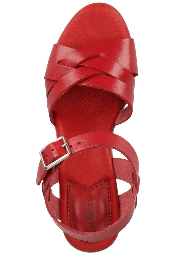 Kickers Sandalen Leder Rot