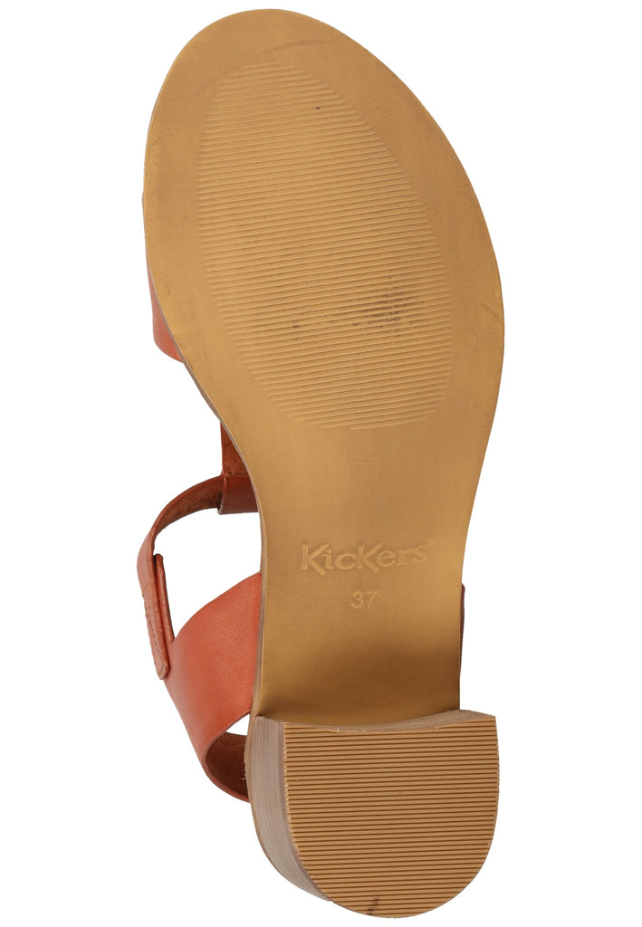 Kickers Sandalen Leder Rotbraun