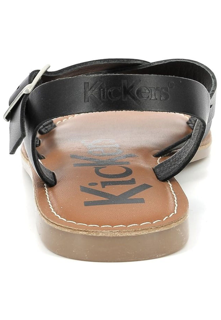 Kickers Sandalen Leder Schwarz