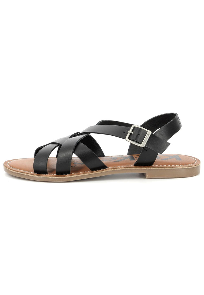 Kickers Sandalen Leder Schwarz