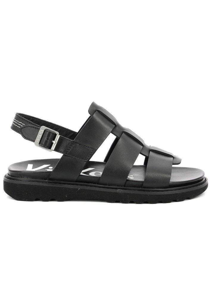 Kickers Sandalen Leder Schwarz