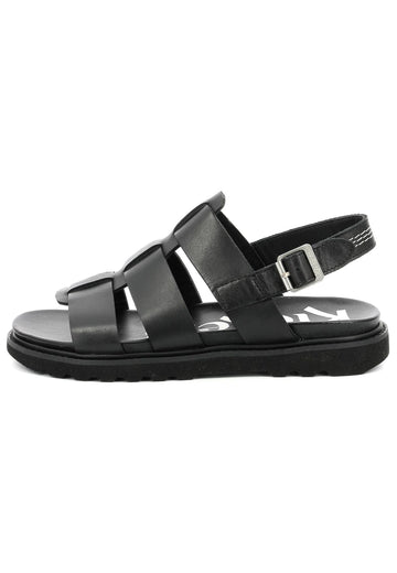 Kickers Sandalen Leder Schwarz
