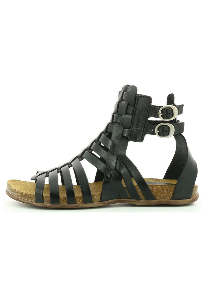 Kickers Sandalen Leder Schwarz