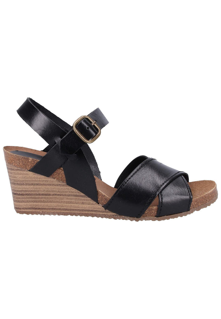 Kickers Sandalen Leder Schwarz