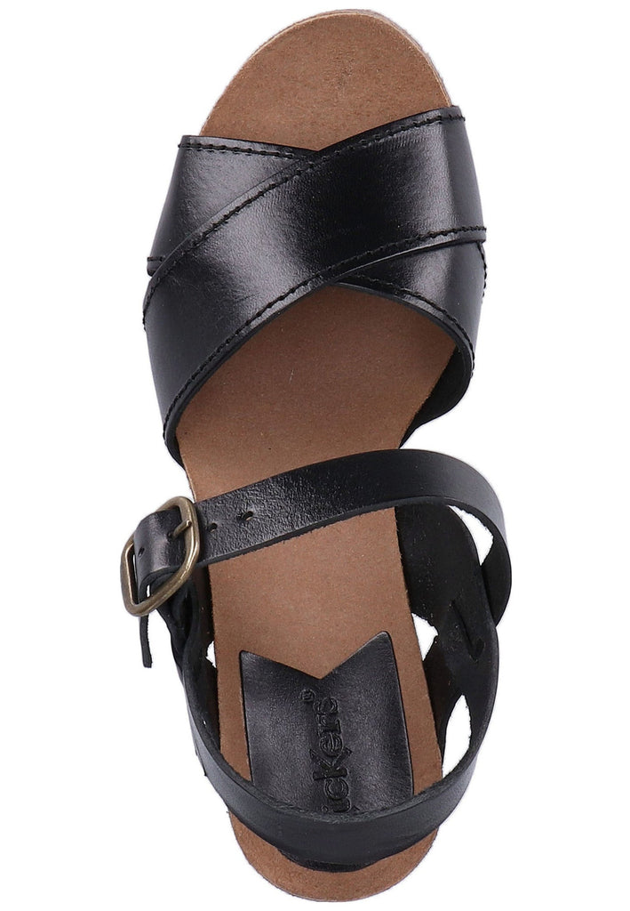 Kickers Sandalen Leder Schwarz