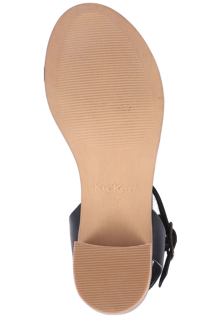 Kickers Sandalen Leder Schwarz