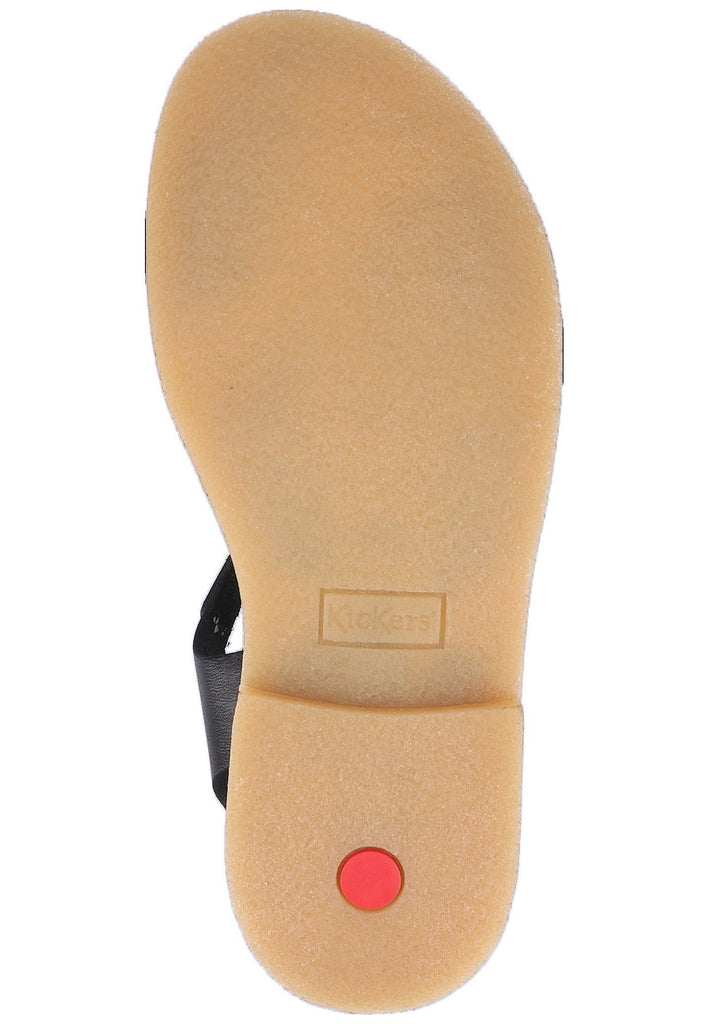 Kickers Sandalen Leder Schwarz