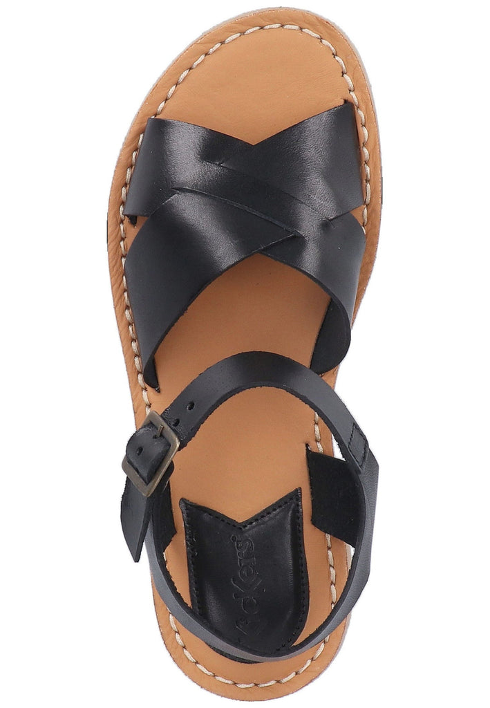 Kickers Sandalen Leder Schwarz