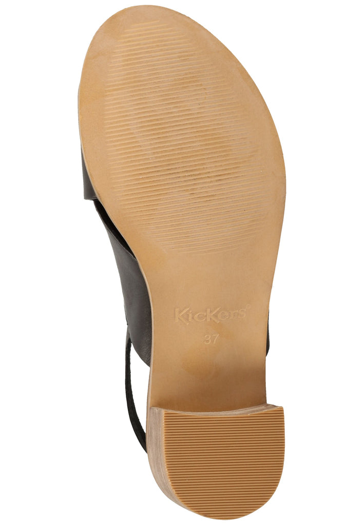 Kickers Sandalen Leder Schwarz