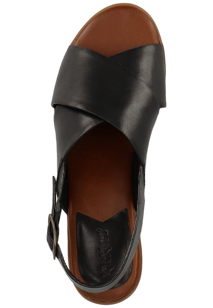 Kickers Sandalen Leder Schwarz