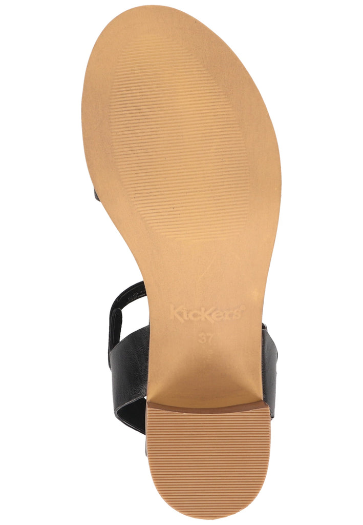 Kickers Sandalen Leder Schwarz