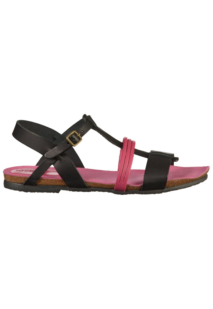 Kickers Sandalen Leder Schwarz/Pink