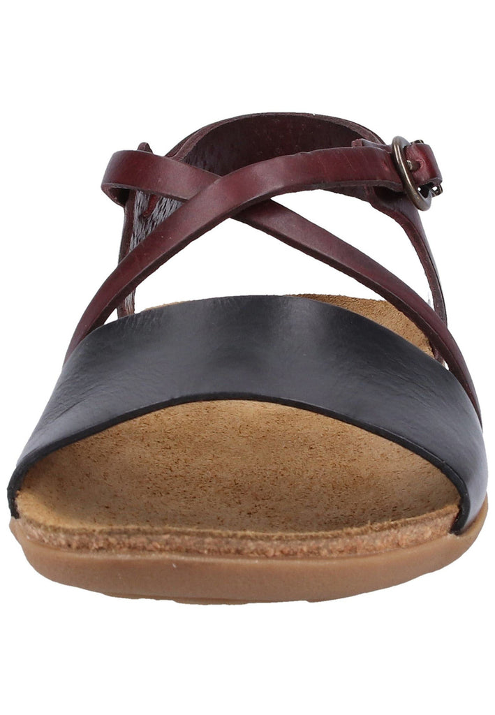 Kickers Sandalen Leder Schwarz/Rot