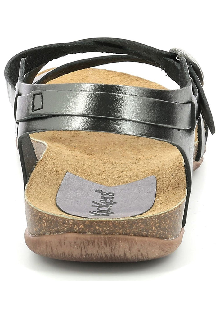 Kickers Sandalen Leder Silber