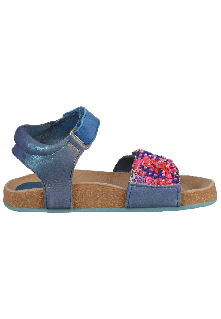 Kickers Sandalen Leder/Textil Marine