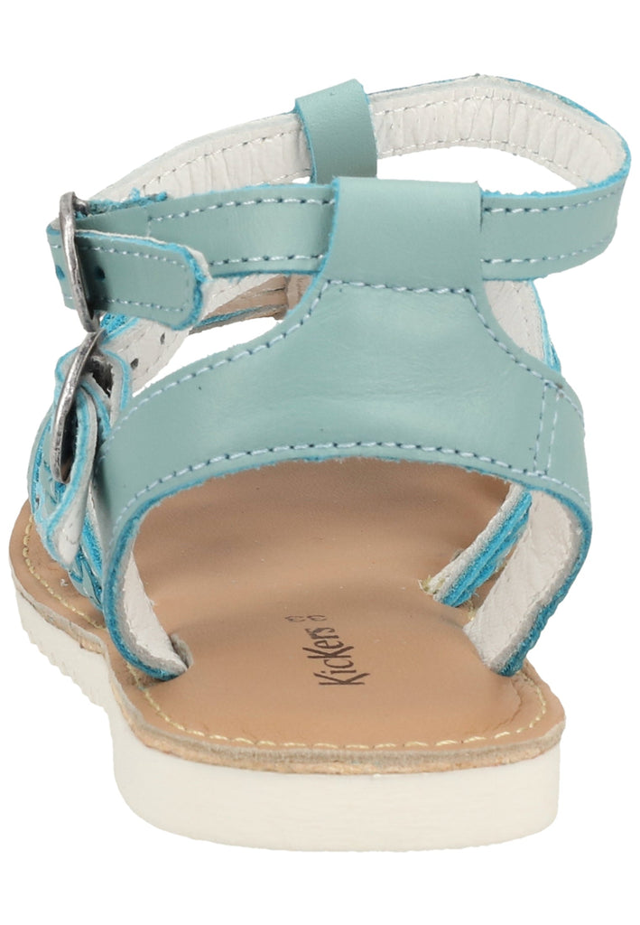 Kickers Sandalen Leder Türkis