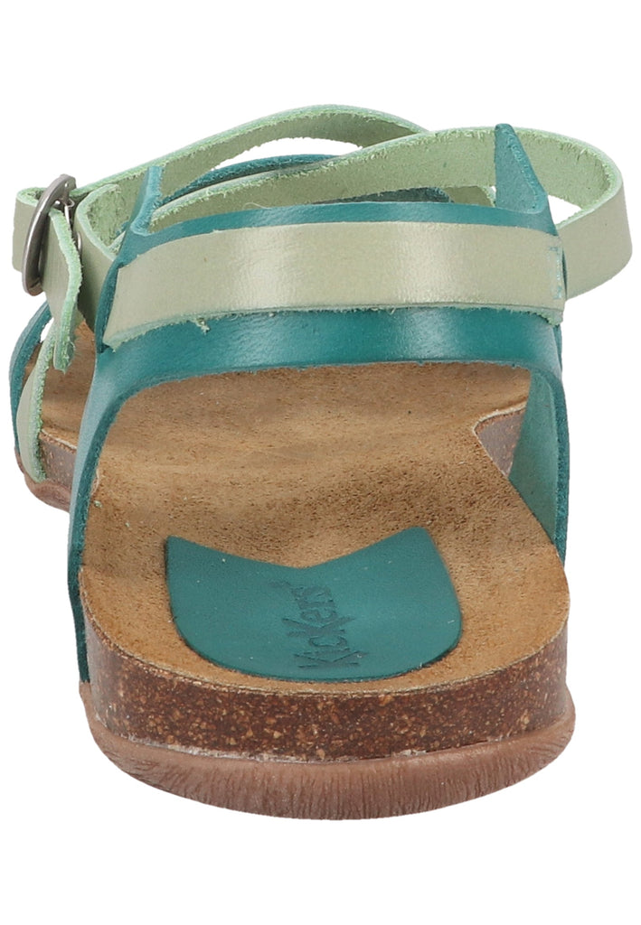 Kickers Sandalen Leder Türkis