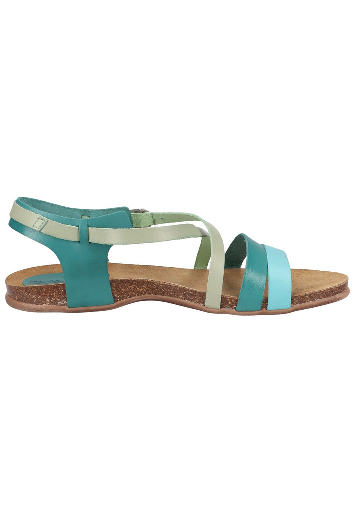 Kickers Sandalen Leder Türkis