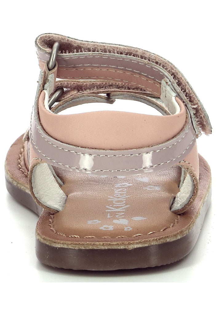 Kickers Sandalen Leder Violett/Rosa