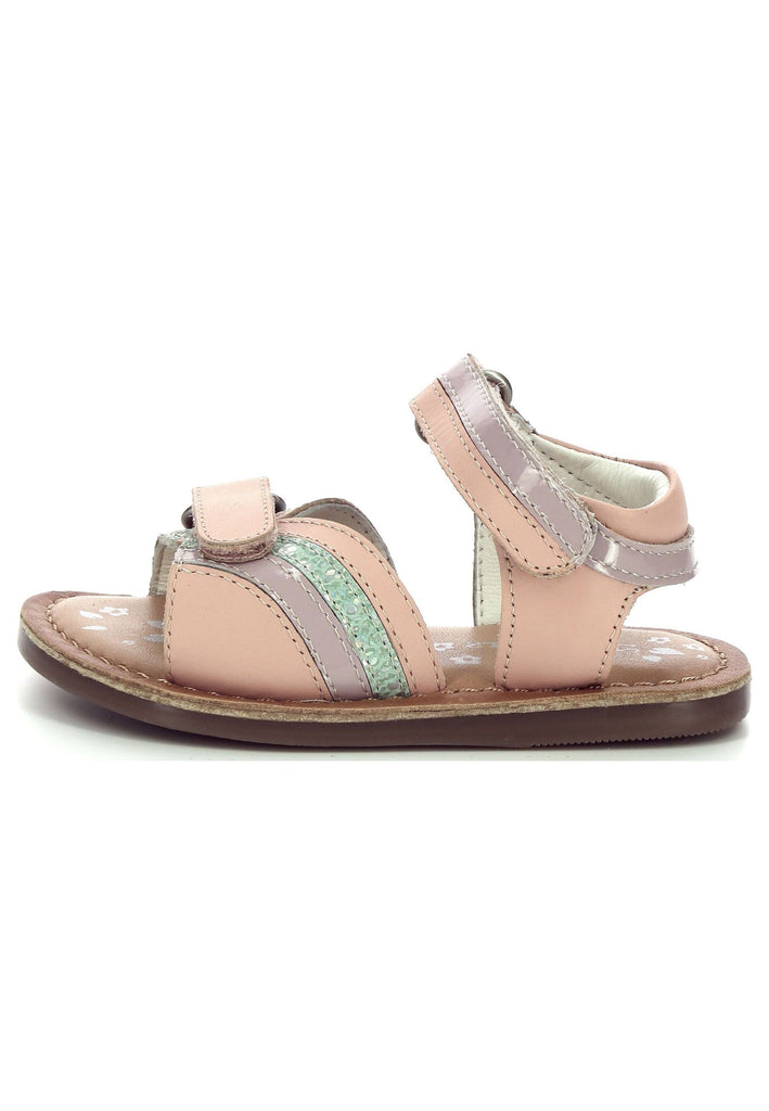 Kickers Sandalen Leder Violett/Rosa