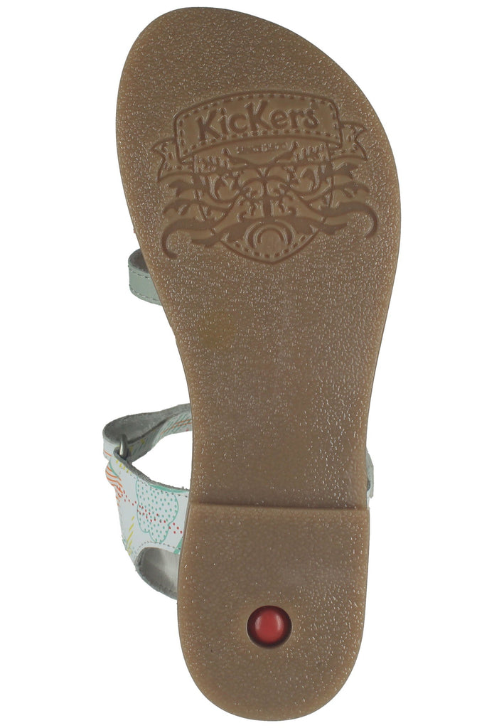 Kickers Sandalen Leder Weiß