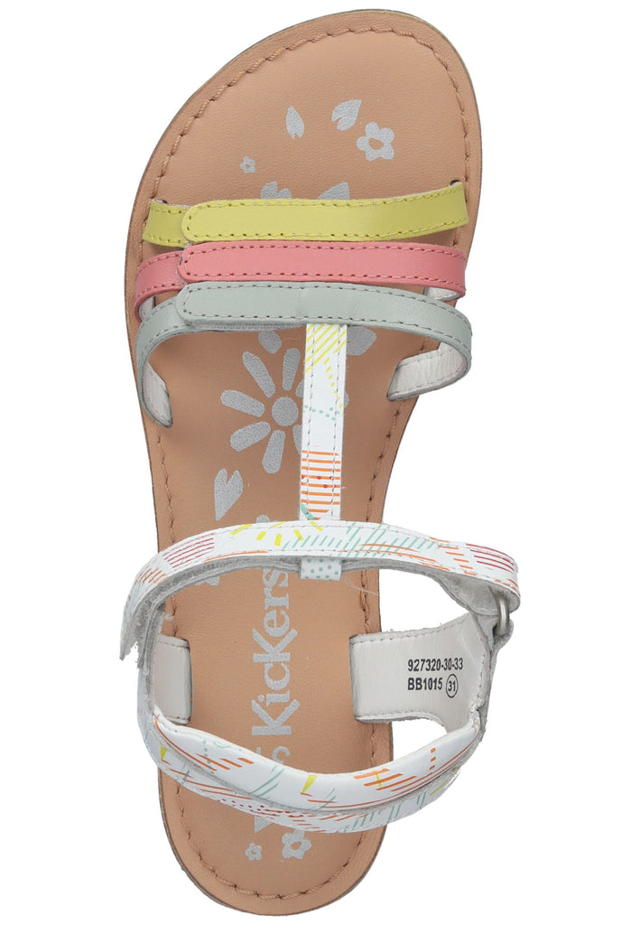Kickers Sandalen Leder Weiß