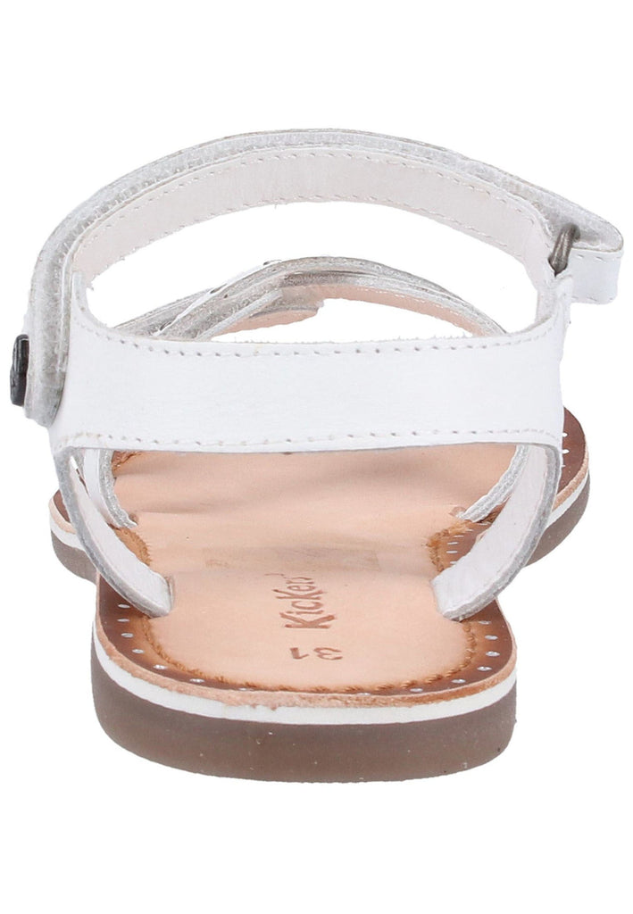 Kickers Sandalen Leder Weiß