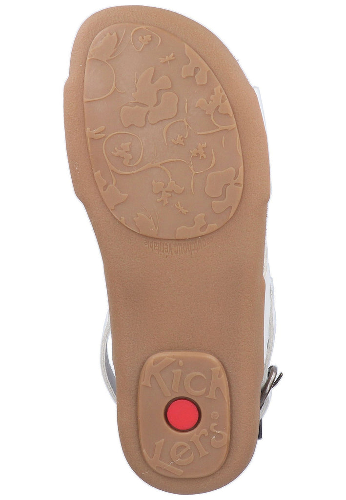 Kickers Sandalen Leder Weiß
