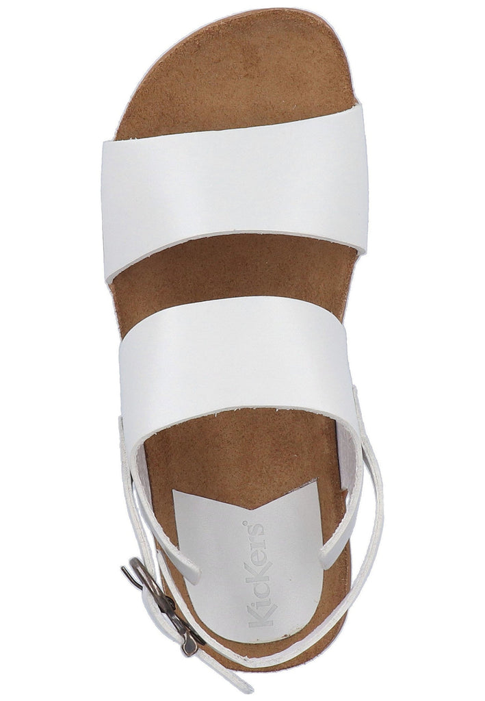 Kickers Sandalen Leder Weiß