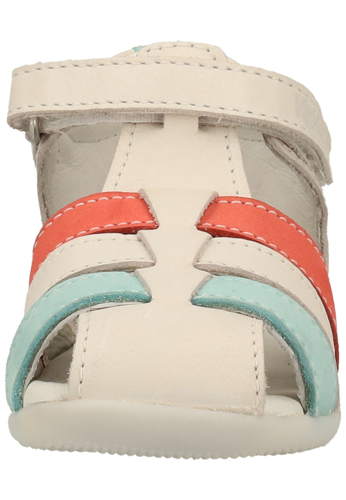 Kickers Sandalen Leder Weiß/Rot