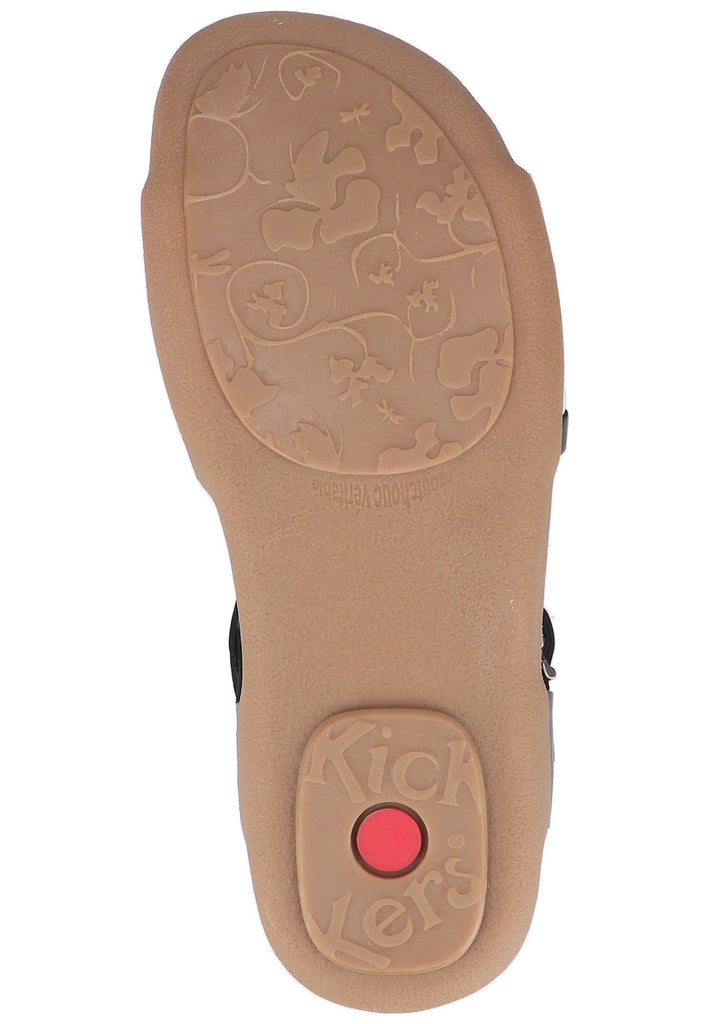 Kickers Sandalen Leder Weiß/Schwarz