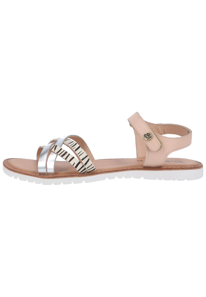 Kickers Sandalen Leder Zebra