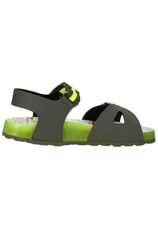 Kickers Sandalen Lederimitat Grün