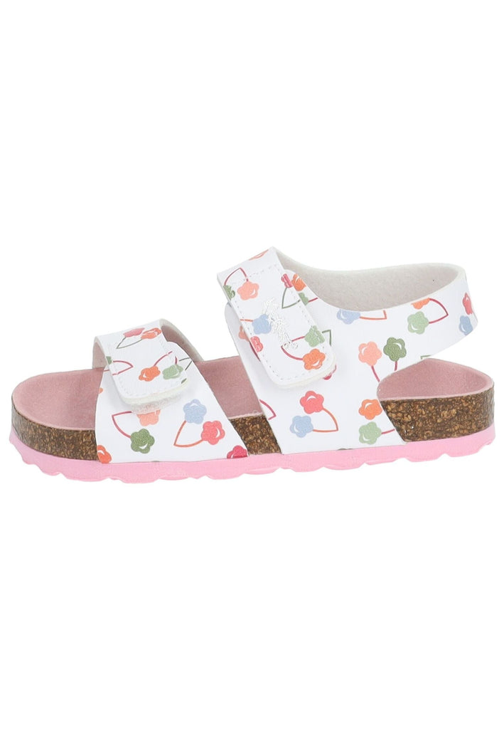 Kickers Sandalen Lederimitat Weiß Kombi
