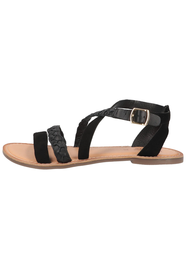 Kickers Sandalen Veloursleder Schwarz