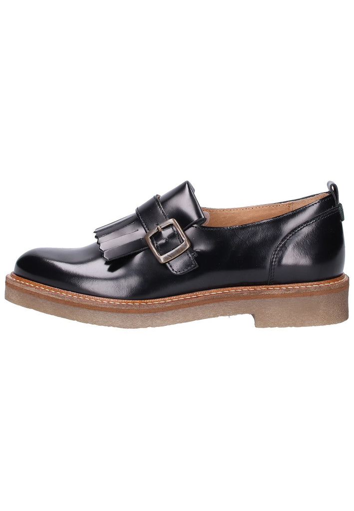 Kickers Slipper Leder Schwarz